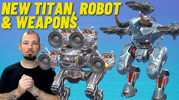 War Robots Test: New Titan Minos, New Robot Shell & New weapons Scatter Devastator, Havoc & Squall