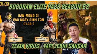 REVIEW ELITE PASS  MARET | BOCORAN ELITE PASS SEASON 22