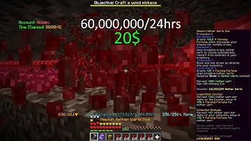 Hypixel skyblock Nether Wart + Potato script. Make up to 60,000,000 coins in a day [CHEAP]