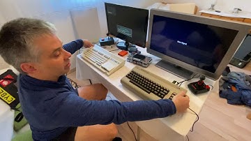 Boot time comparison of MEGA65 and TheC64 MAXI (English)