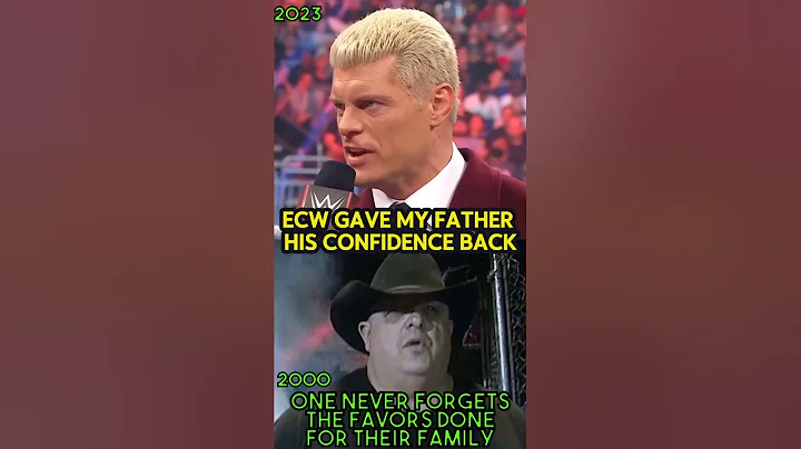 Cody Rhodes never forgot what Paul Heyman did for the American Dream Dusty Rhodes in ECW 2000