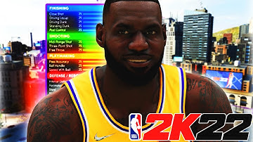 NBA 2K22 *NEXT GEN* LEBRON JAMES BUILD | VERSATILE 2-WAY SF BUILD W/ ALL CONTACT DUNKS & OP SHOOTING