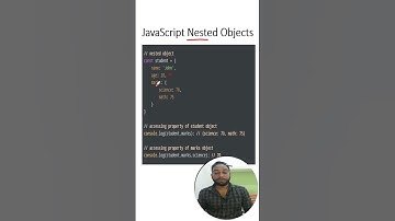 what is a javascript nested object #javascript #coding #frontenddeveloper