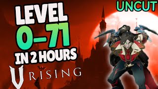 Level 0 - 71 in ~2 Hours with PvP Only - V Rising Full Loot PvP