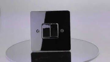 Seamless Polished Chrome Sockets and Switches