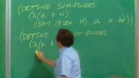 Lecture 7B | MIT 6.001 Structure and Interpretation, 1986
