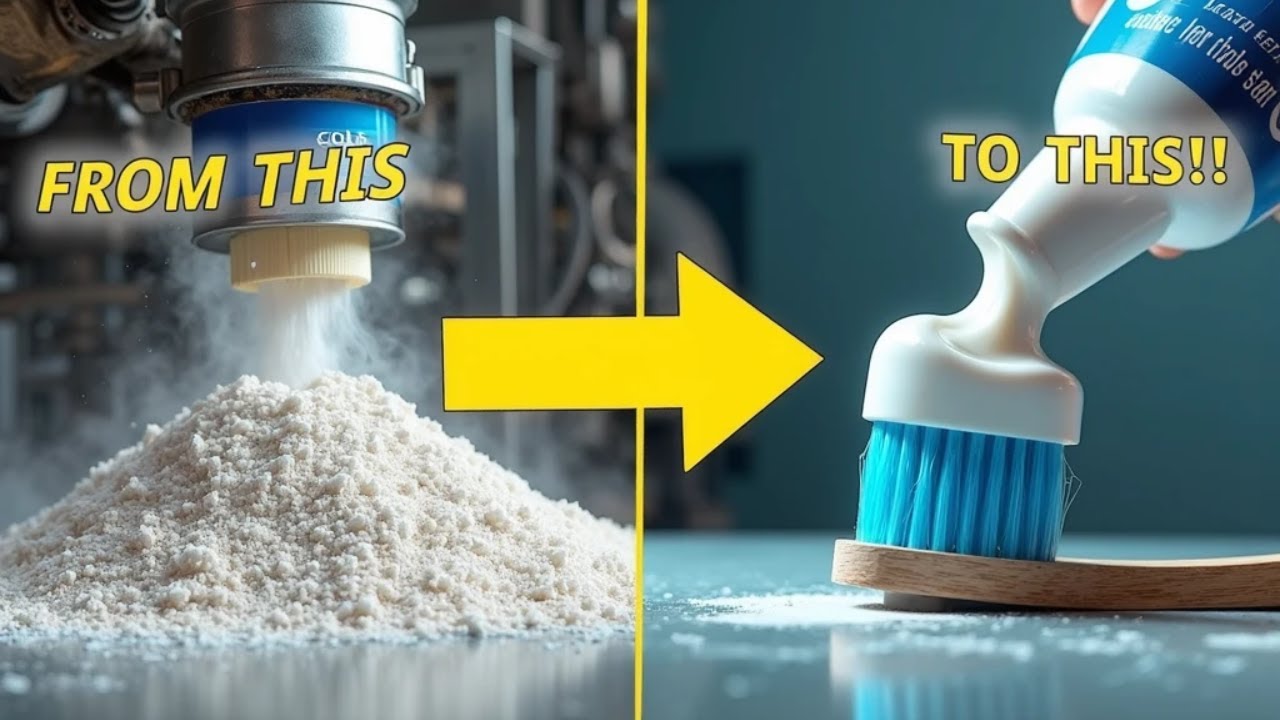 Sand Toothpaste How Toothpaste is Made from ROCKS and SAND! - YouTube