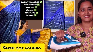 தமிழில் : professional Saree Pre Pleating | Draping | tips and tricks | SD VLOGS