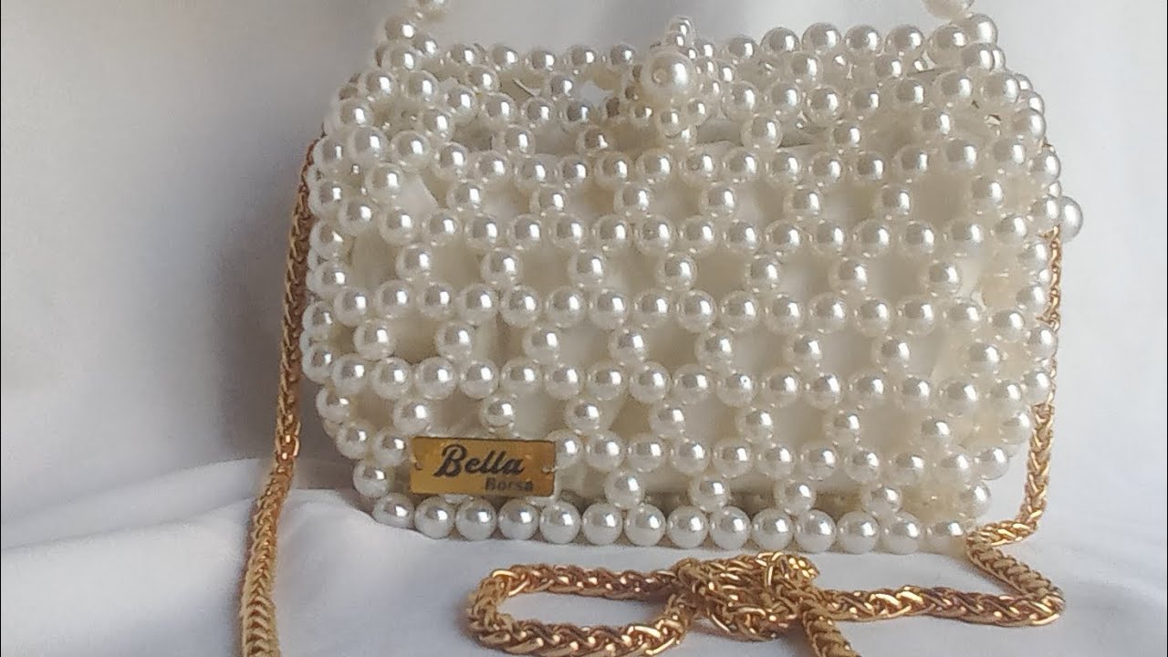 شنطة لولى   تعلم الخرز من الصفر الغرزة  السداسي  جزء ١