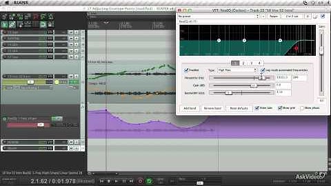 Reaper 104: Mixing and Automation - 17. Adjusting Envelope Points