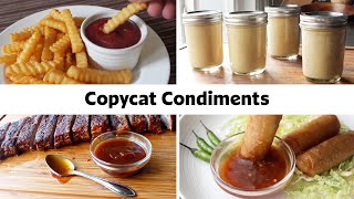 14 Copycat Condiment Recipes | Homemade Ketchup, Mustard, Mayo &amp; More!