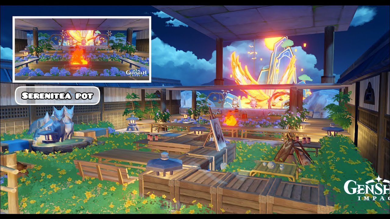 Serenitea Pot // Cool Isle build (Showcase & tutorial) (Teapot