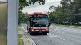 TTC Orion VII NG HEV #1662 Ride on Route 95 York Mills from Parkwoods Village Dr to York Mills stn
