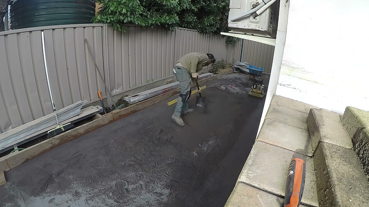 Paving time-lapse