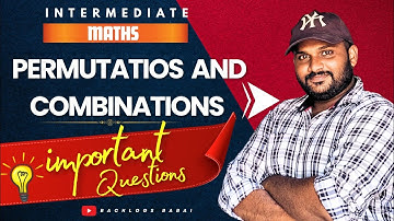 Class 11 ,MATHS Permutations & Combinations Imp Questions// 2025-26 // @backlogsbabai1797 //