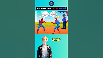 Who is the fake Spider-Man? #riddlechallenge #riddleoftheday #enigma #logicpuzzles #brainteasers