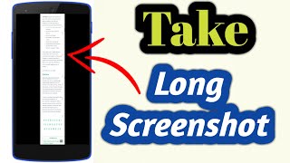 How to Take Long Screenshot or Scrolling Screenshot on Your Phone screenshot 5