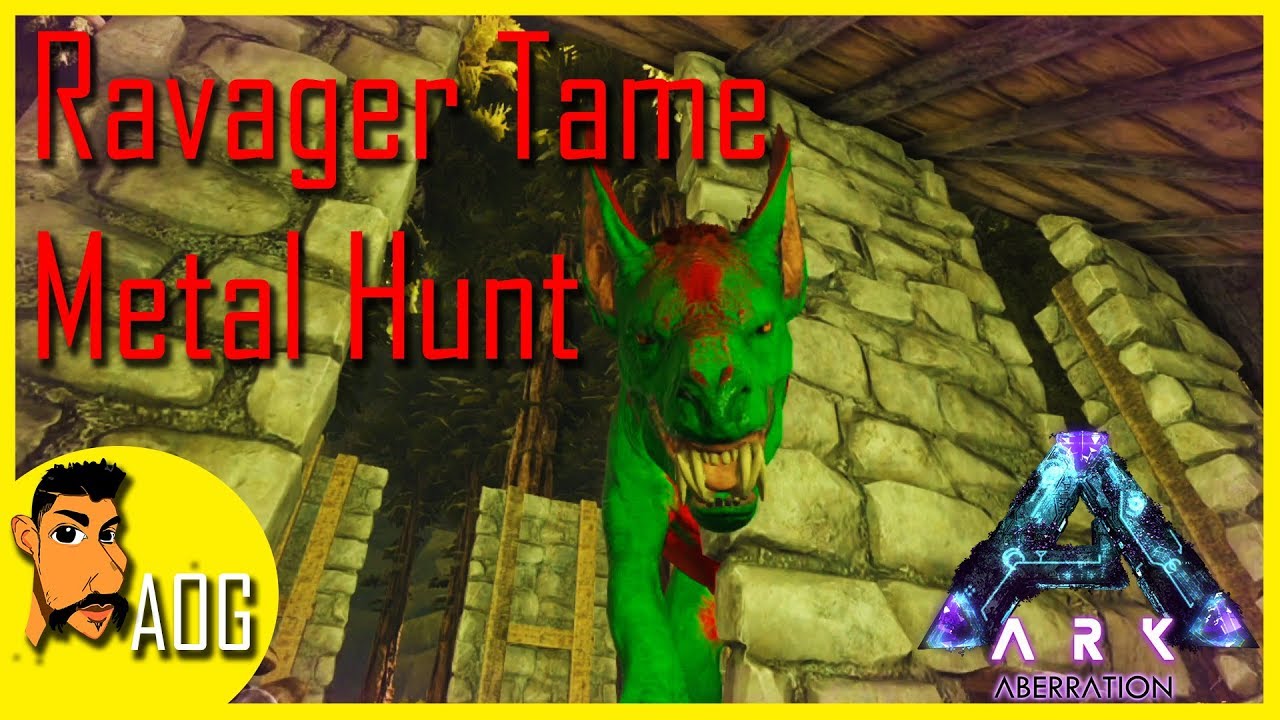 How to find Easy Metal? Ravager Tame! ( Ark Aberration EP3 ) - YouTube