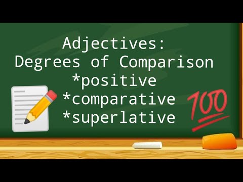 ADJECTIVES: Degree of Comparison (Positive, Comparative, Superlative) | English 4 | MELC