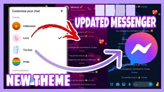 HOW TO CHANGE MESSENGER NEW THEME | UPDATED THEME 2020 | NEW BACKGROUND screenshot 2