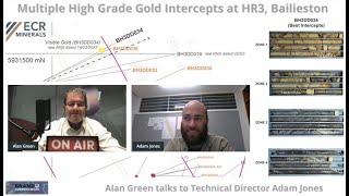 ECR Minerals #ECR - Technical Director Adam Jones Updates on Bumper Grades in Hole 34