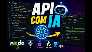 Como Criar uma API com IA (Node.js + Auth + Base de Dados)