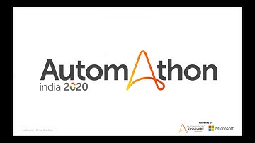 Automathon India | Webinar - 3 |  Automation Anywhere & Microsoft