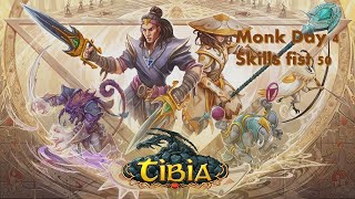 Tibia gameplay Day 4 / skills; fist 50 / New char: Monk / Clipchamp / Tibia - Monk Gameplay Teaser