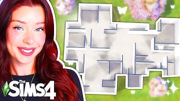 Can I Build a *CUTE* House Out of This MAZE in The Sims 4?