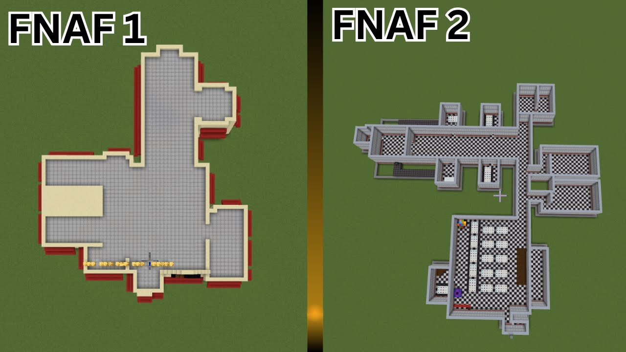 Fnaf 1 map redesign Minecraft Map