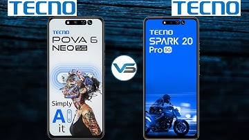 Tecno Pova 6 Neo 5G VS Tecno Spark 20 Pro 5G | Tecno Spark 20 Pro 5G VS Tecno Pova 6 Neo 5G
