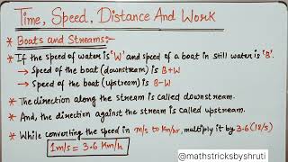 Time ,work ,Speed and Distance🔥🧿✅ #viralvideo #time #work #speed #distance #notes #formula #maths