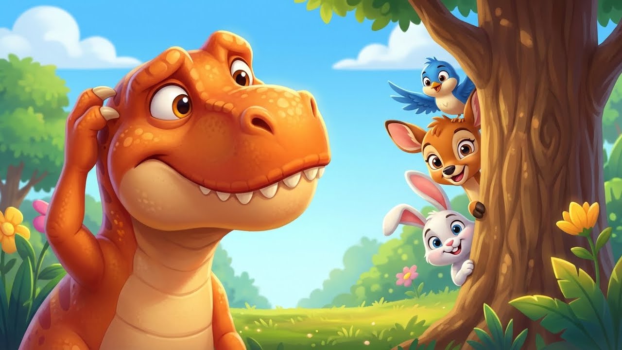 《霸王龙儿歌》🦖森林躲猫猫 | Dinosaur Hide and Seek Song｜恐龙儿歌