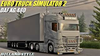 YENİ DAF XG 480 HOLLAND STYLE WAN DE WİEL LOJİSTİK AŞIRI SİSLİ HAVADA DAF İLE KEYİFLİ BİR YOLCULUK