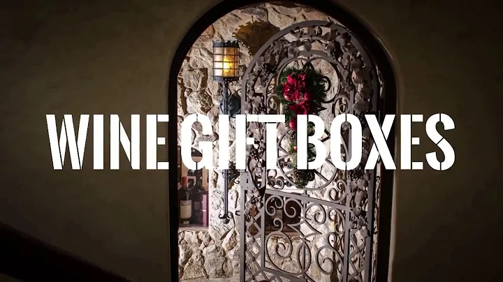 Unique Christmas Wine Gift Boxes - the perfect gift pairing