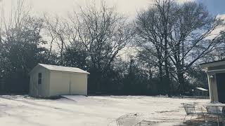 Snowy Backyard Calm Winter ASMR for Relaxation