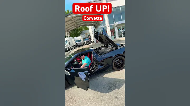 Roof up! | 2023 Corvette C8 Z51 (70th anniversary) #shorts