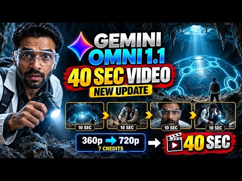 How to Create 40-Second Videos in Flow AI | How to Make Long Videos with Flow AI | Long AI Video