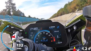 BMW M1000RR GPS Beschleunigung 100-200km/h