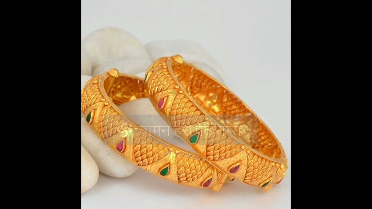 Gold Bracelet - WHPS37090 | Waman Hari Pethe Sons