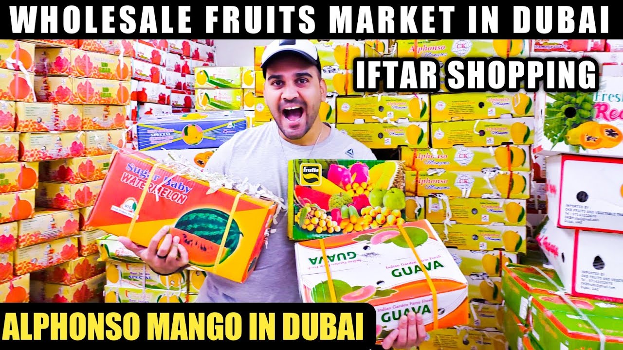 WHOLESALE FRUITE MARKET IN DUBAI | CHEAPEST RAMADAN Iftar Fruits Shopping | DXB VLOGS