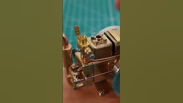 Self Unboxing Steampunk Engine - Mini 4-Stroke Engine.