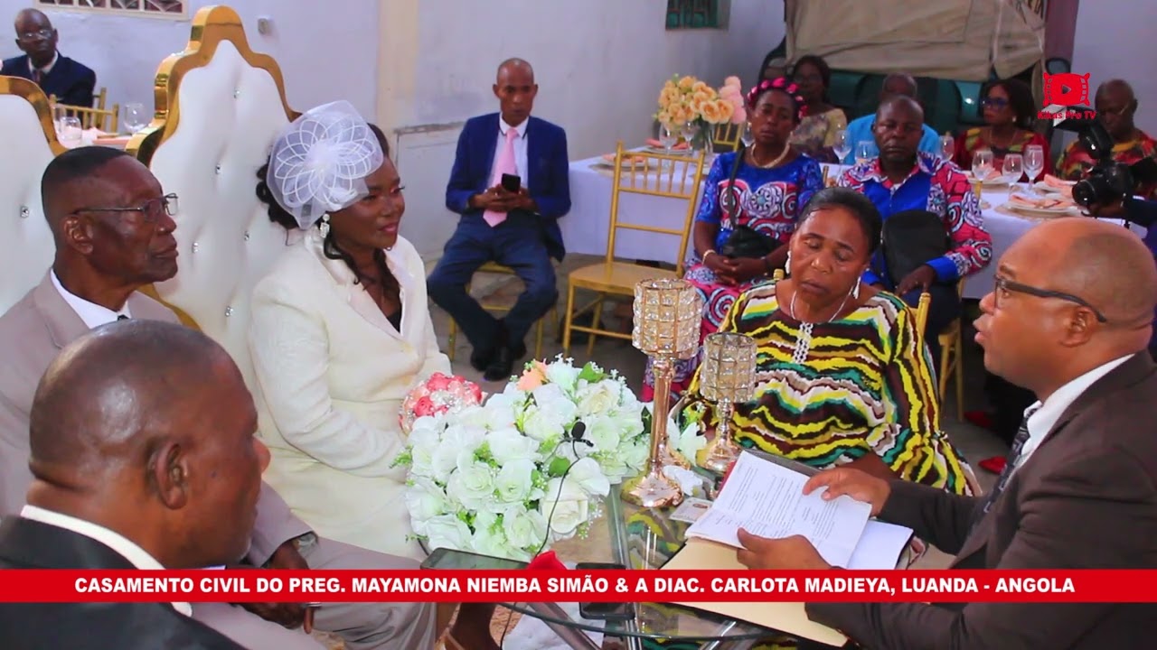 Página Rosa: Casamento Civil | Preg. Mayamona Simão & Maman Diac. Carlota Madieya, Cidade de Luanda