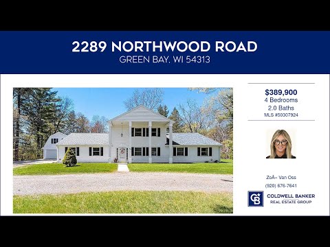 2289 NORTHWOOD Road, Green Bay, WI home video tour