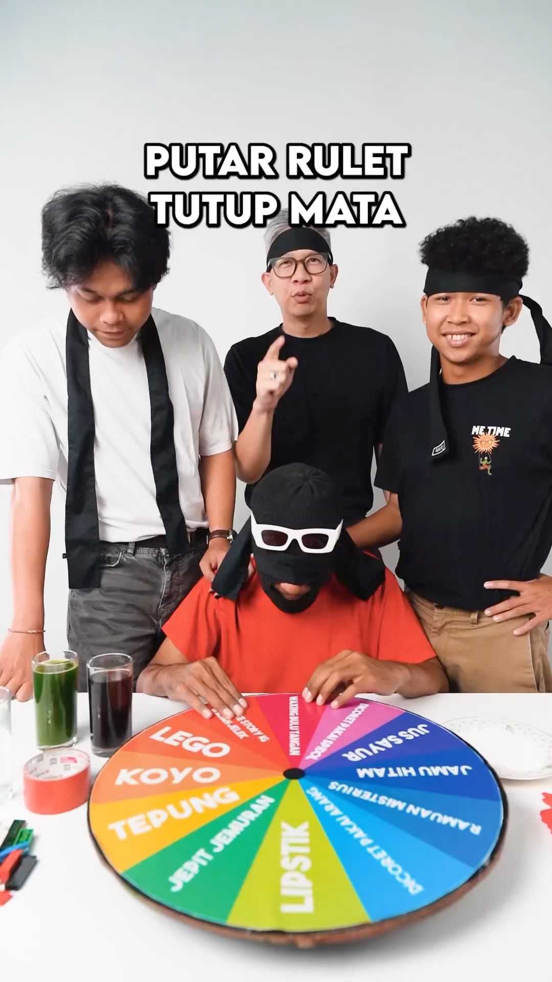 PUTAR RULET TUTUP MATA TUNJUK HUKUMANMU!!
