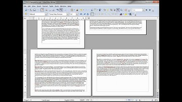 LibreOffice-Writer (8) Paper Size, Landscape and Portrait Printing