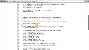 JSON Parsing - Developing Android Apps