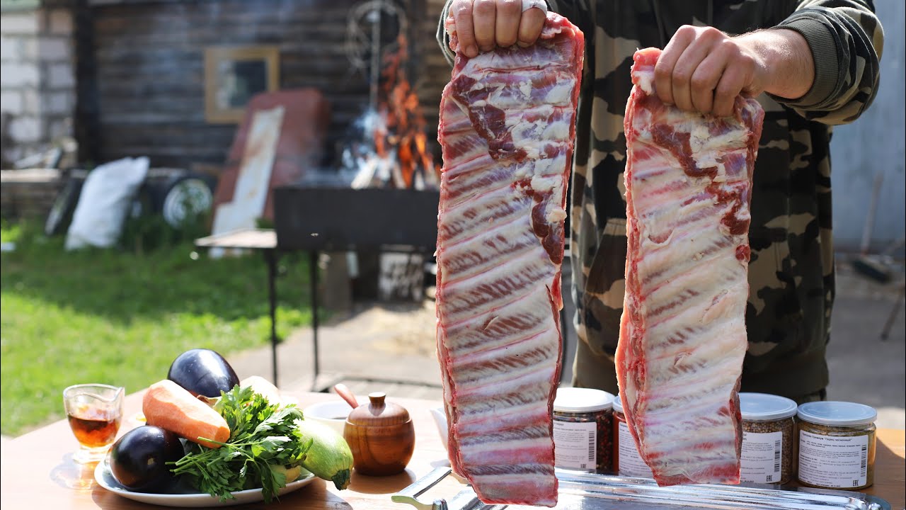 Если надоел шашлык. Готовим ребра на углях