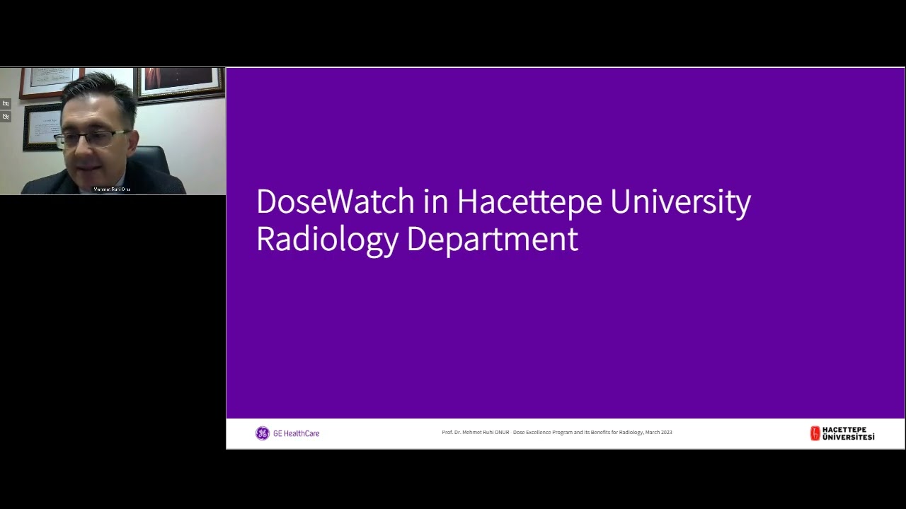 Webinar - Hacettepe University - Dose Excellence Program
