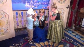 Meeting Elsa And Anna In Epcot